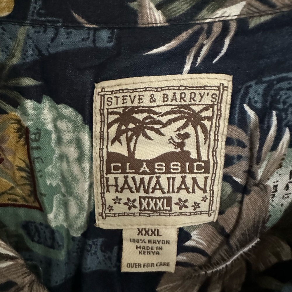 Steve & Barry's Tropical Print Shirt XXXL